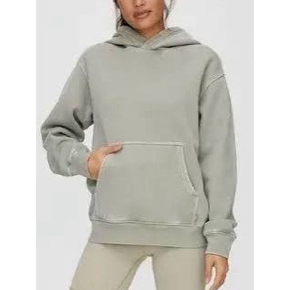 Aritzia Sage green TNA Cozy AF Hoodie Sweatshirt Medium